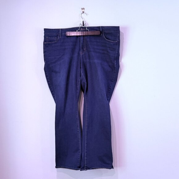 Size 22 Old Navy Mid-Rise Kicker Boot-Cut Jeans - Regular Length - Picture 1 of 4